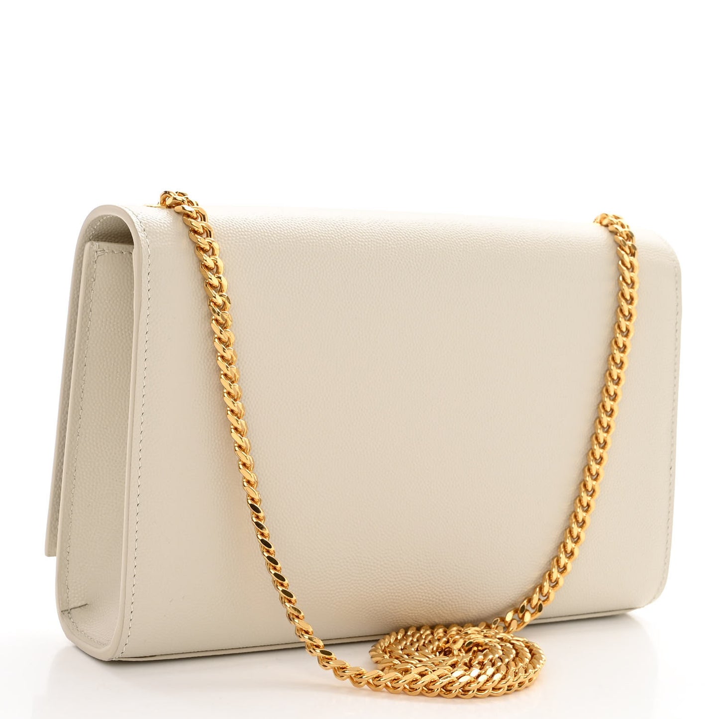 Grain De Poudre Medium Classic Monogram Kate Satchel Crema Soft