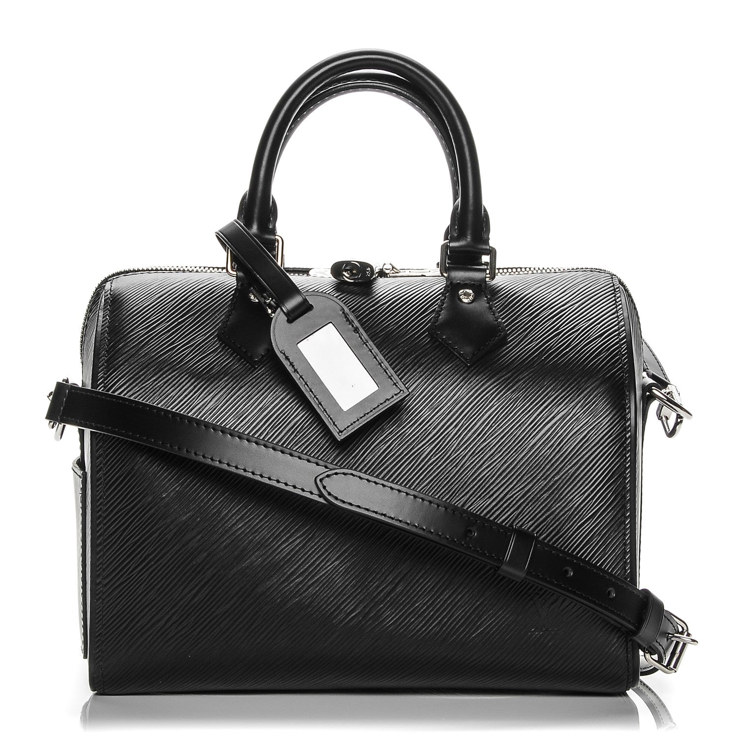 Louis Vuitton Epi Speedy Bandouliere 25 Black 1 of 6