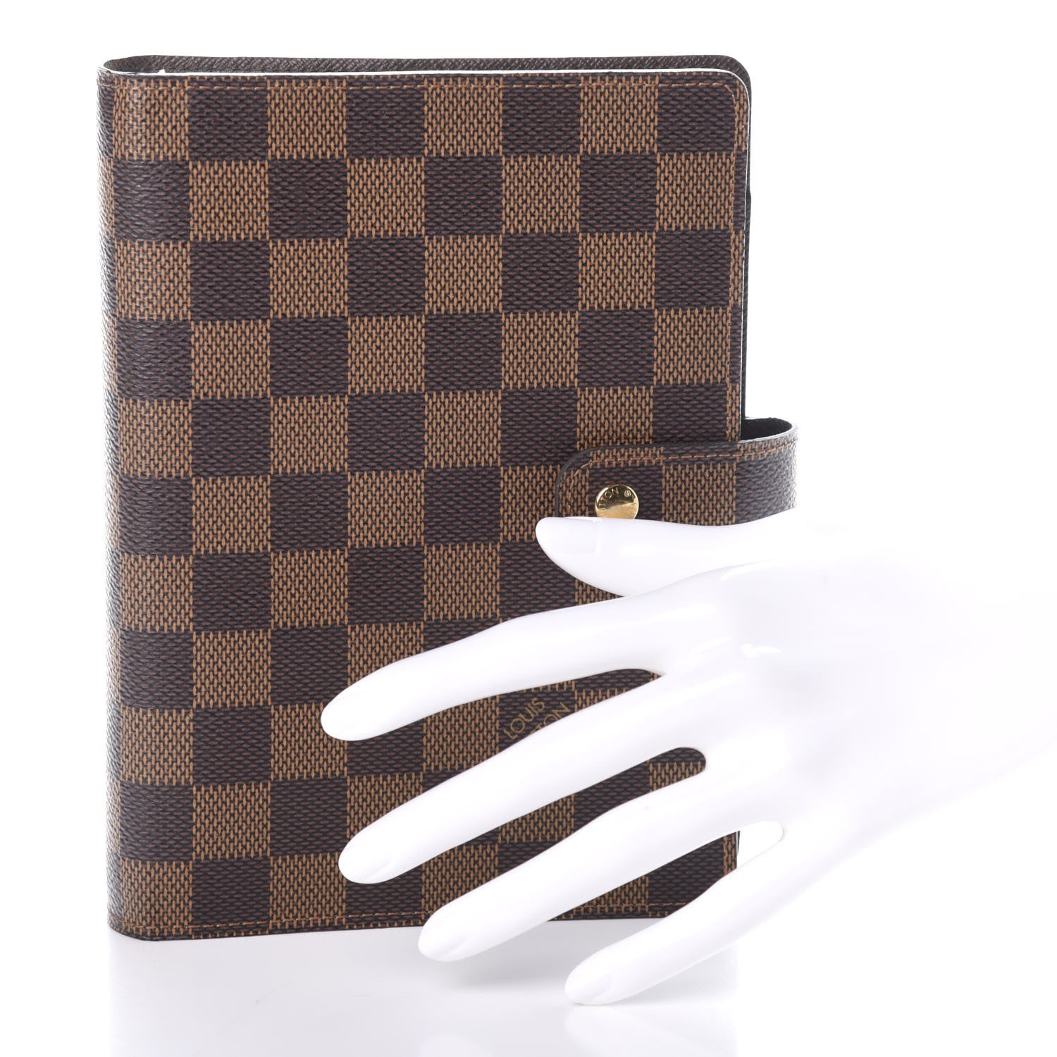 Louis Vuitton Damier Ebene Medium Ring Agenda Cover 2 of 6