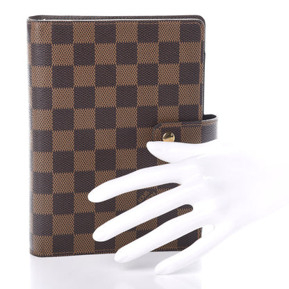 Louis Vuitton Damier Ebene Medium Ring Agenda Cover 2 of 6