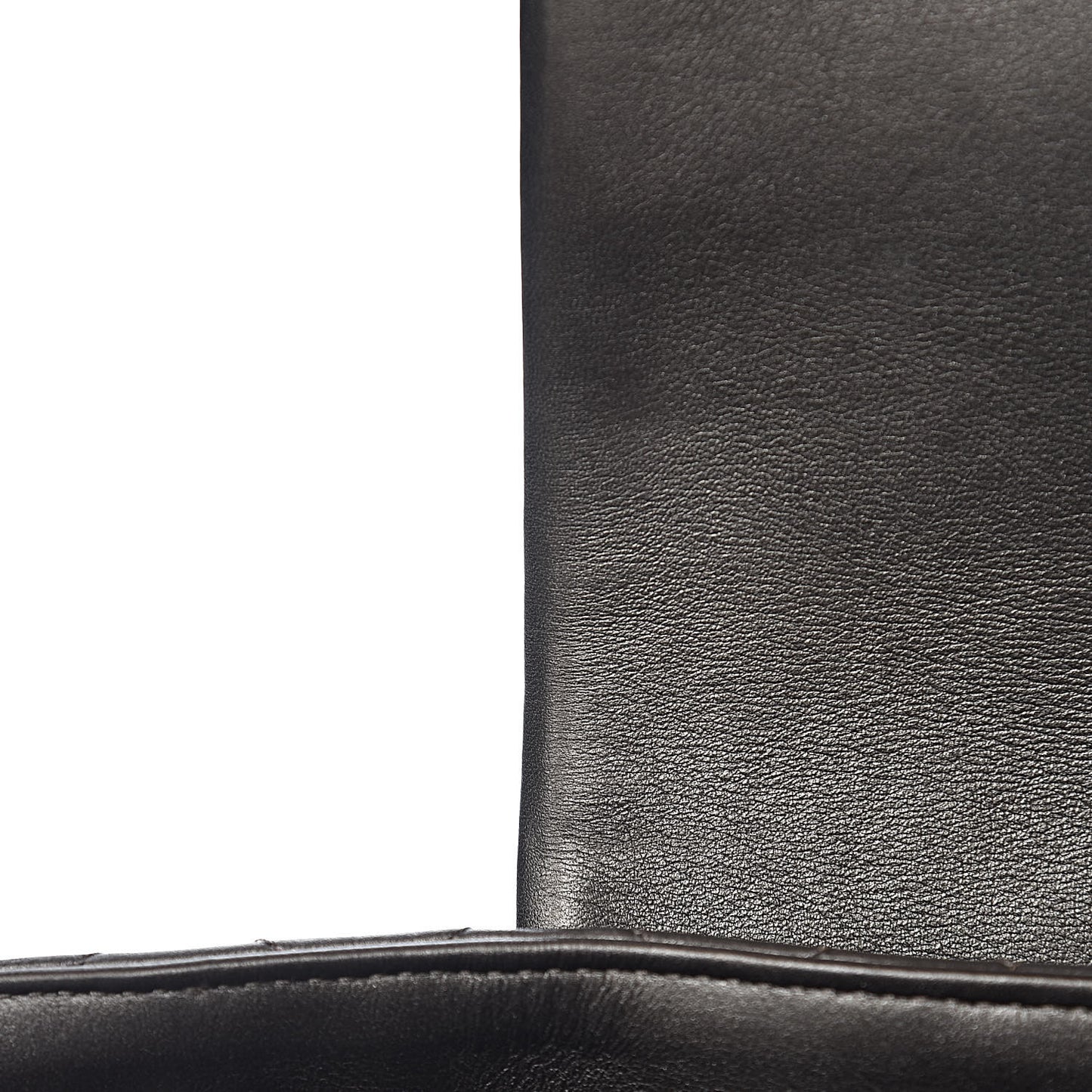 Metallic Calfskin Quilted Flap Tote Dark Silver