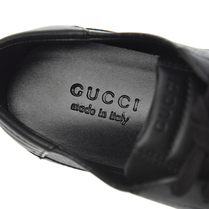 Gucci GG Supreme Monogram Mens Low Top Sneakers 10 Black 6 of 9