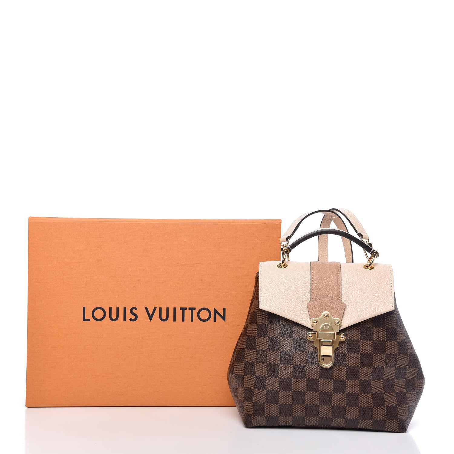 Louis Vuitton Damier Ebene Clapton Backpack Creme 10 of 10