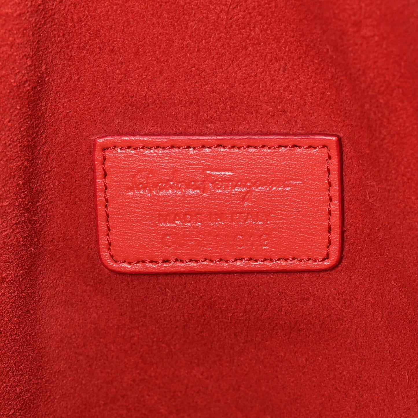 Calfskin Medium Gancini Tote Red