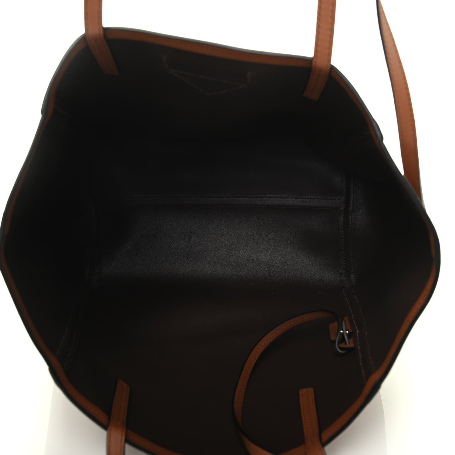 Prada Calfskin Large Concept Shopper Tote Cuoio 5 of 9