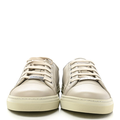 Gucci Calfskin Miro Soft Mens Lace Up Sneakers 8.5 Mystic White 2 of 9