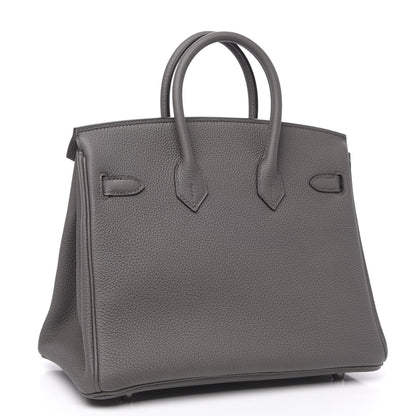 Hermes Togo Birkin 25 Etain 3 of 10
