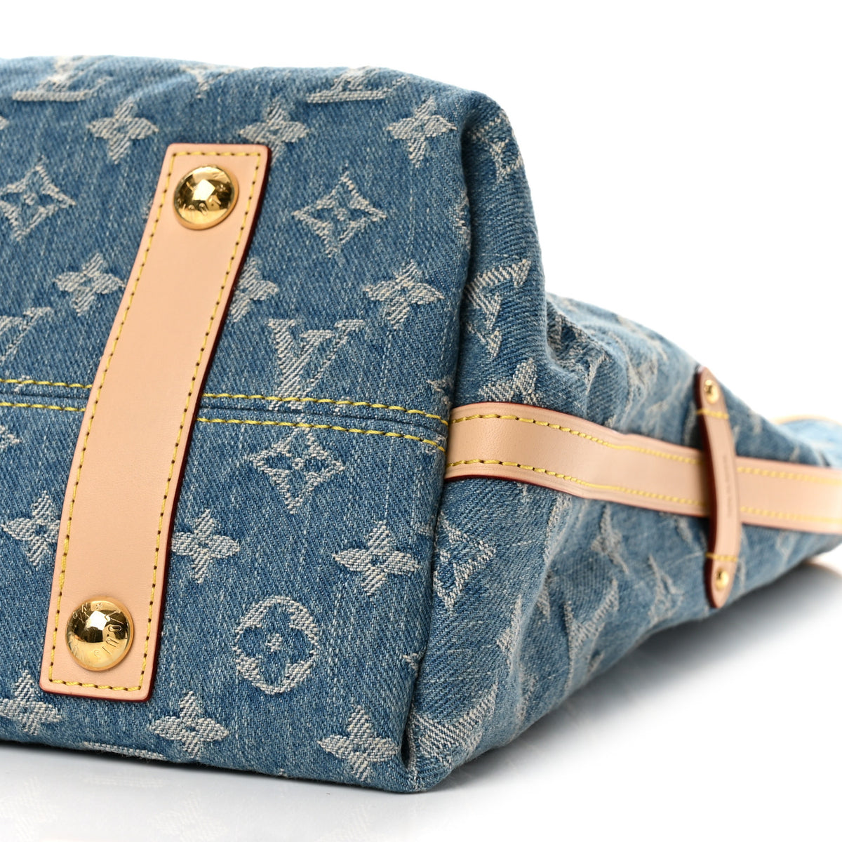 Monogram Denim CarryAll MM Blue