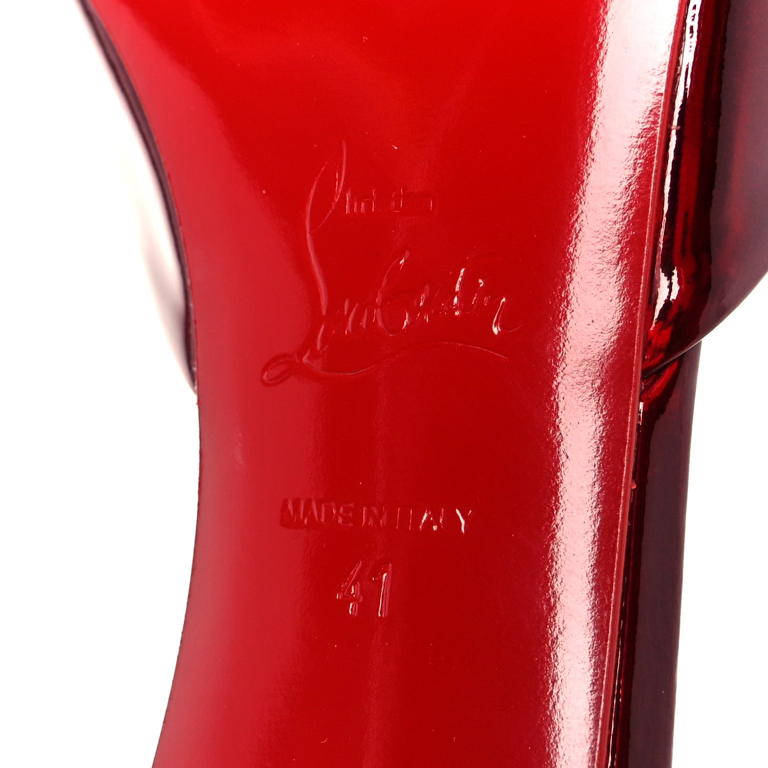Christian Louboutin Patent Psychic Me Dolly 85 Sandals 41 Loubi 8 of 8