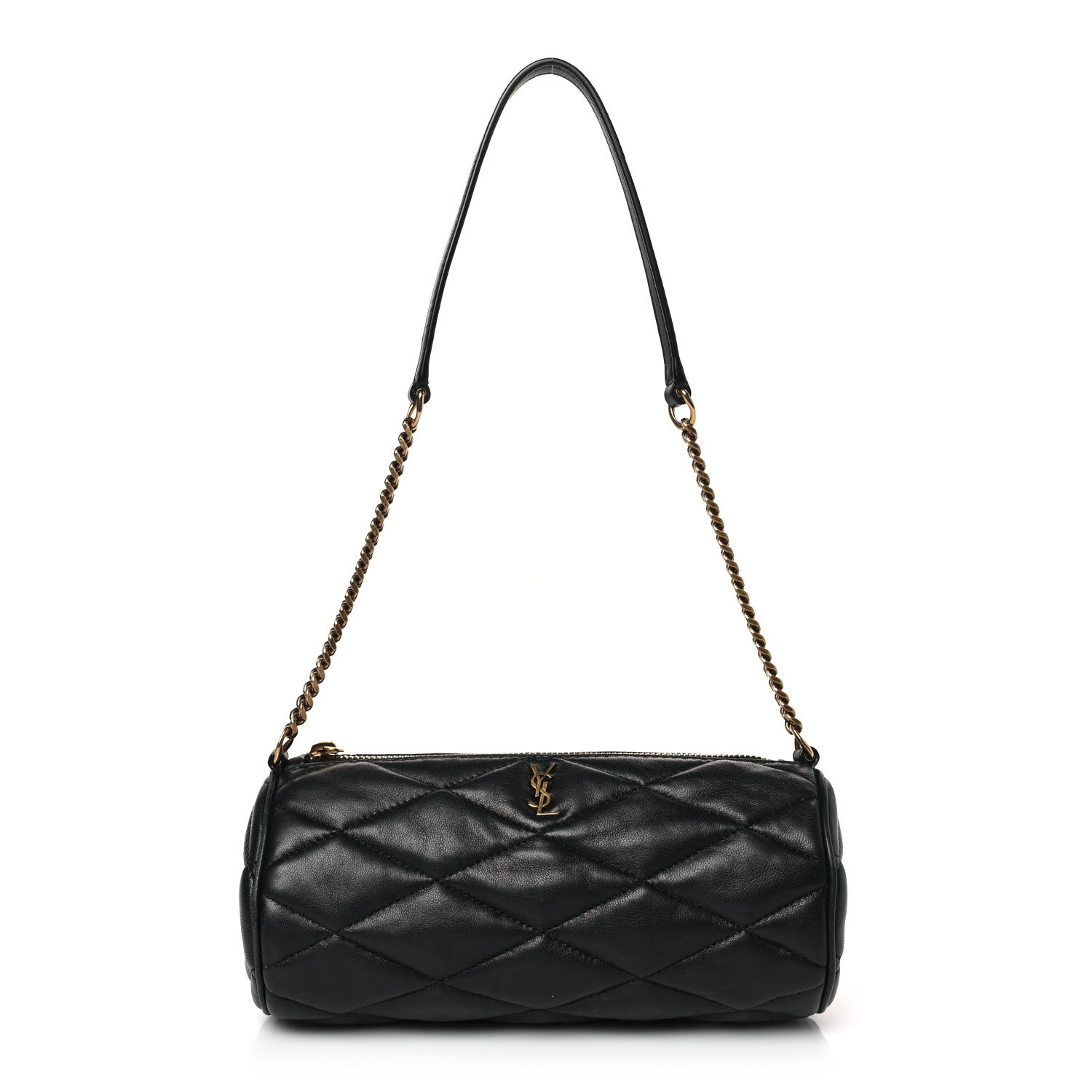 Saint Laurent Lambskin Monogram Mini Sade Tube Bag Black 1 of 9