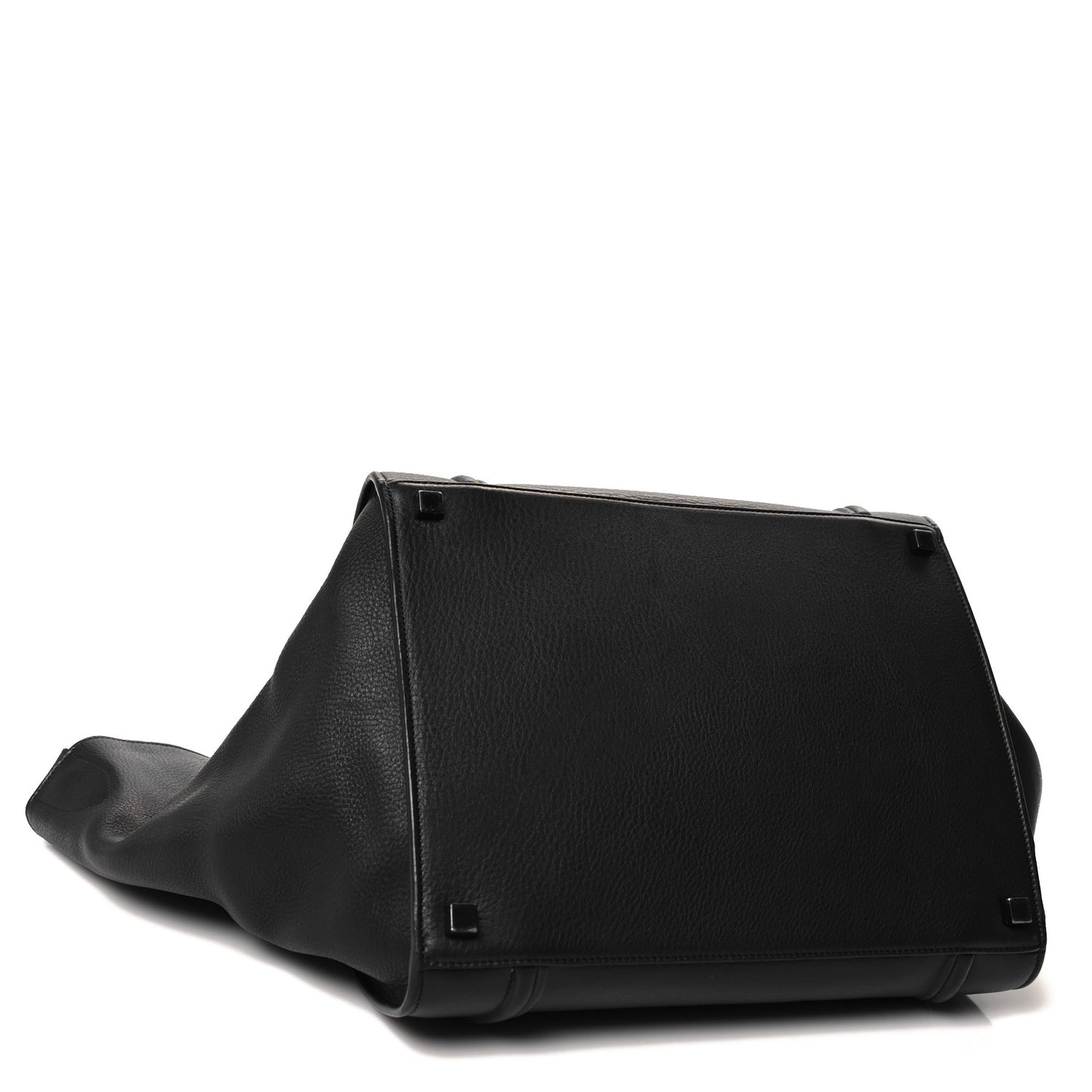 Supple Calfskin Medium Phantom Luggage Black