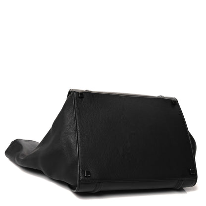 Celine Supple Calfskin Medium Phantom Luggage Black 4 of 12