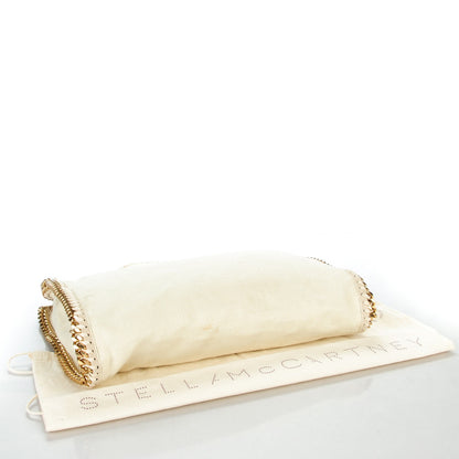 Stella McCartney Woven Boucle Fold Over Falabella White 3 of 9