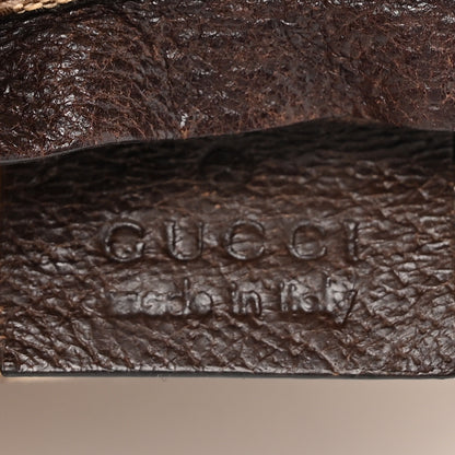 Gucci GG Monogram Double Pocket Belt Bag Dark Brown 6 of 12