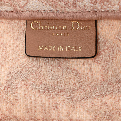 Christian Dior Canvas Embroidered Medium Dioriviera Toile De Jouy Book Tote Rose 6 of 10