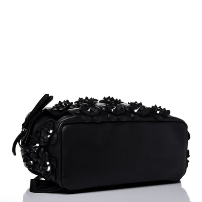 Fendi Vitello Dolce All Over Flowerland Large Backpack Black 3 of 13