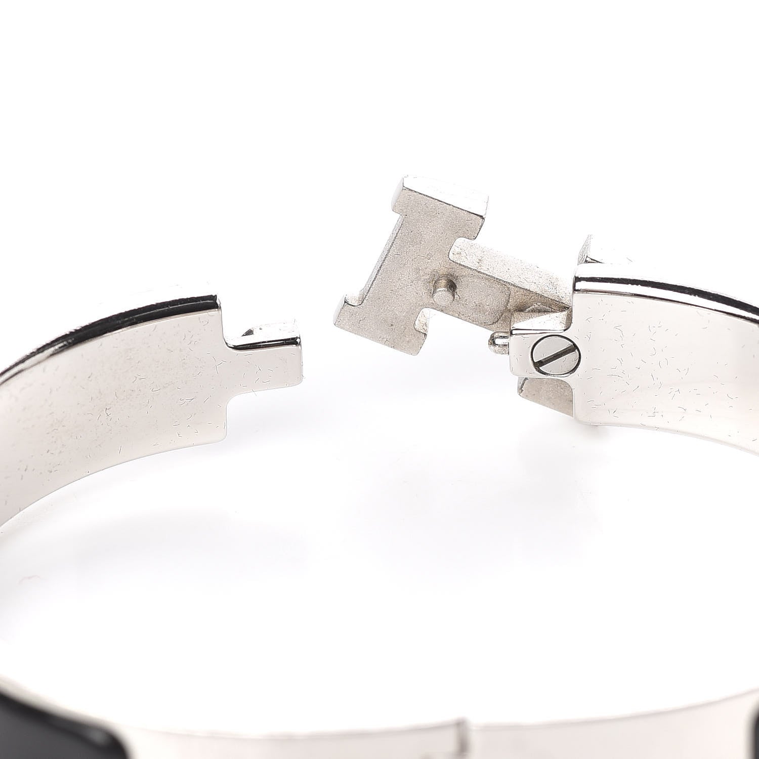 Hermes Enamel Narrow Clic Clac H Bracelet PM Black 4 of 5
