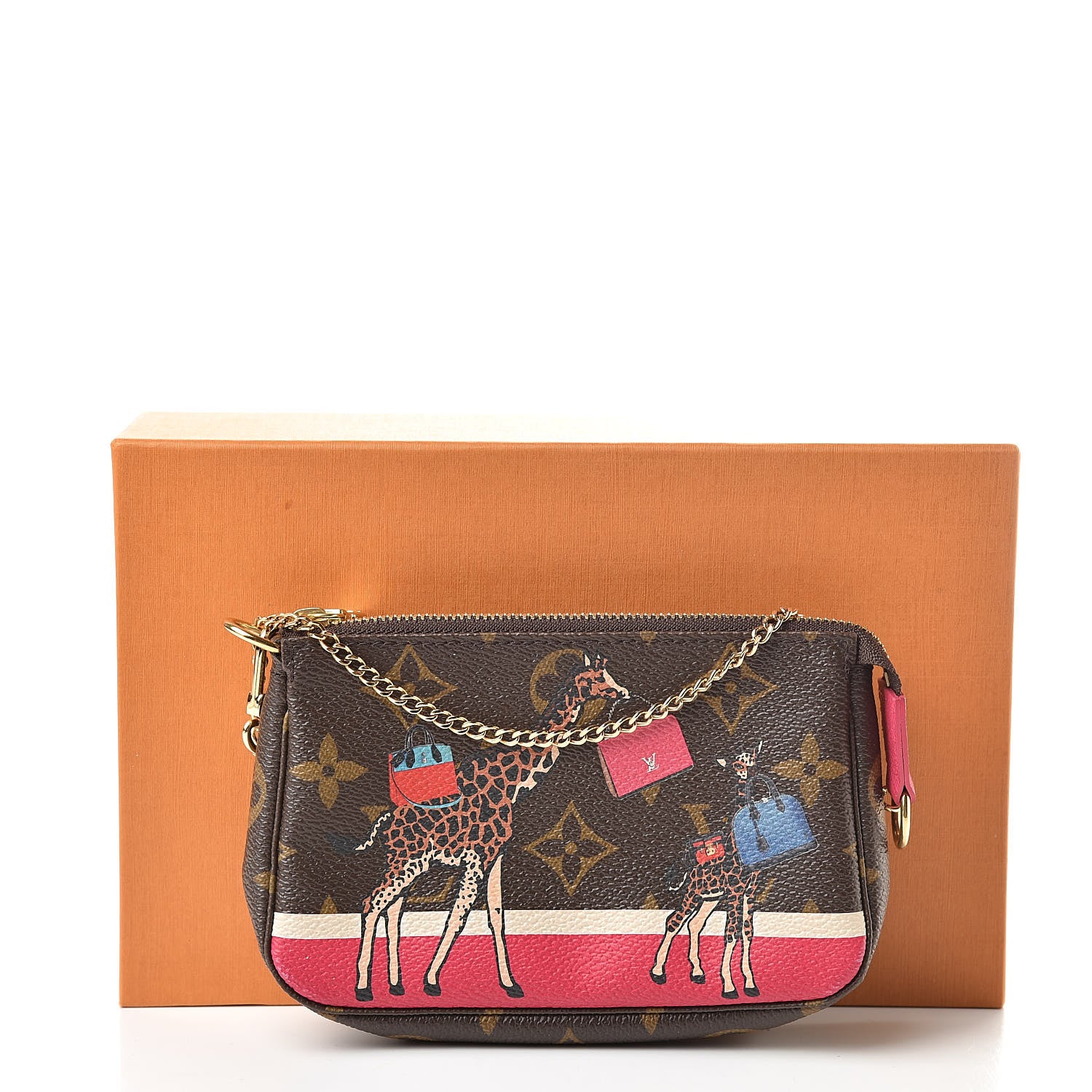 Louis Vuitton Monogram 2017 Christmas Animation Mini Pochette Accessories 8 of 8