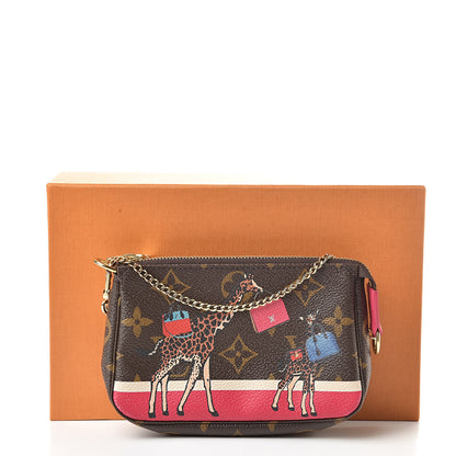 Louis Vuitton Monogram 2017 Christmas Animation Mini Pochette Accessories 8 of 8