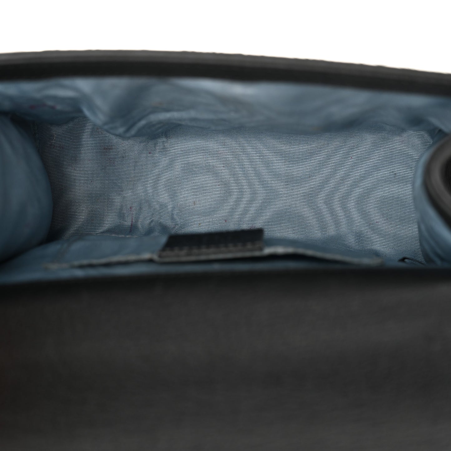 Grained Calfskin Bee Star Small Padlock Shoulder Bag Black