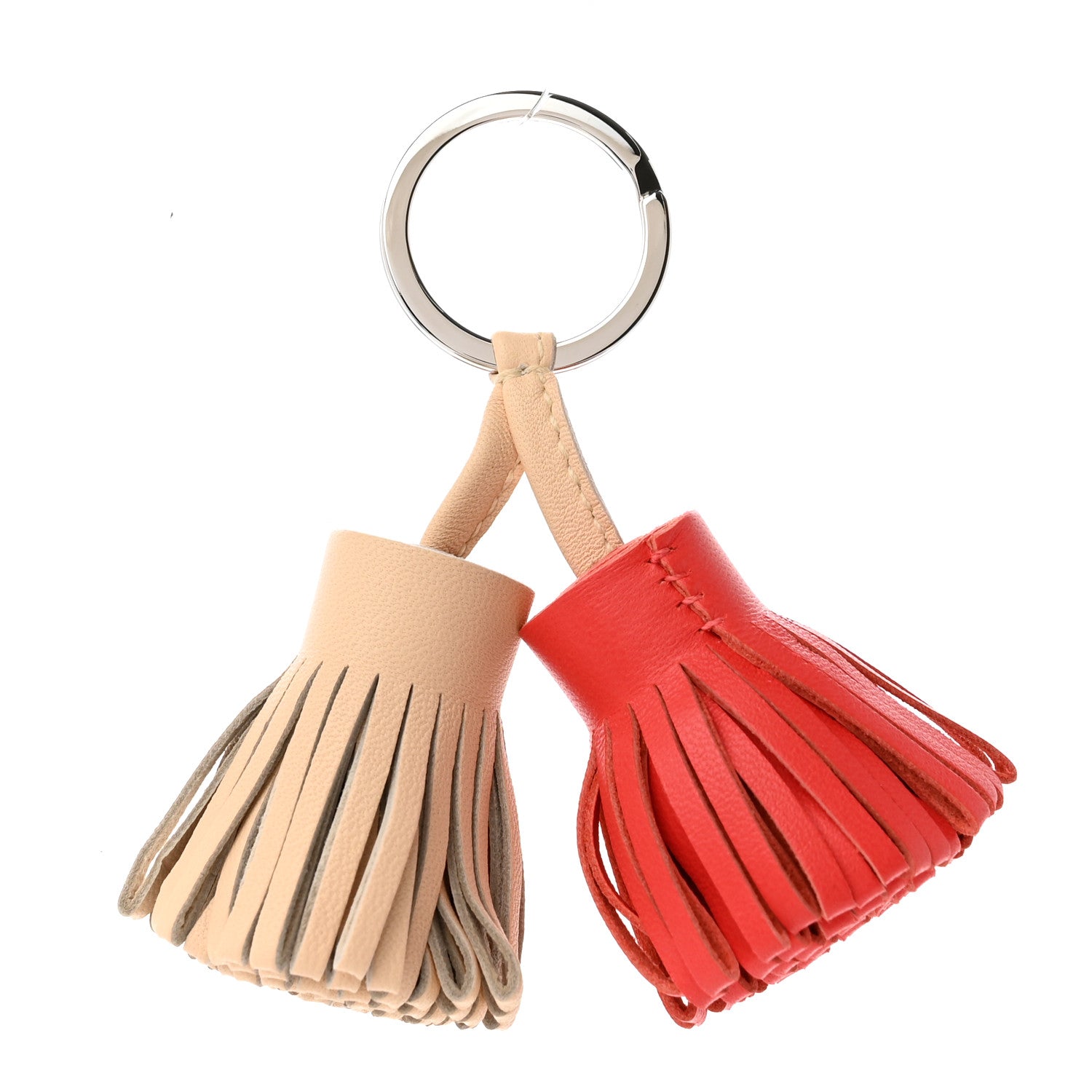 Hermes Lambskin Carmen Uno-Dos Key Holder 1 of 3