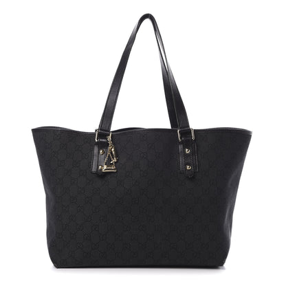 Gucci Monogram Large Jolicoeur Tote Black 1 of 19