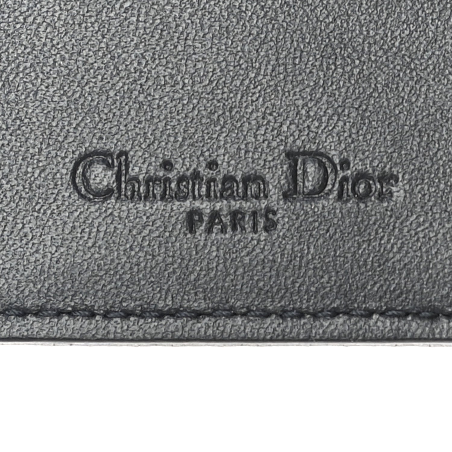 Christian Dior Metallic Patent Micro-Cannage Lady Dior Card Holder Silver 6 of 10