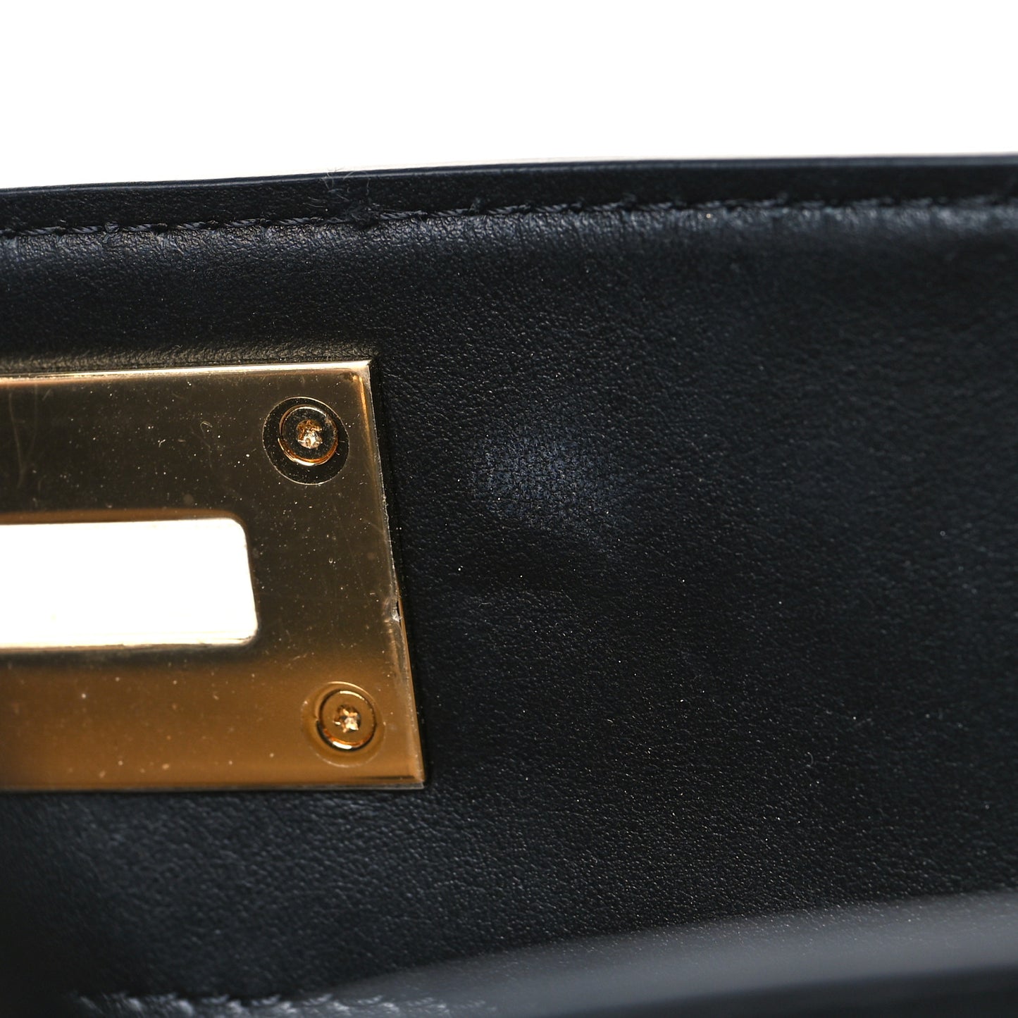 Canvas Calfskin Monogram On My Side MM Black