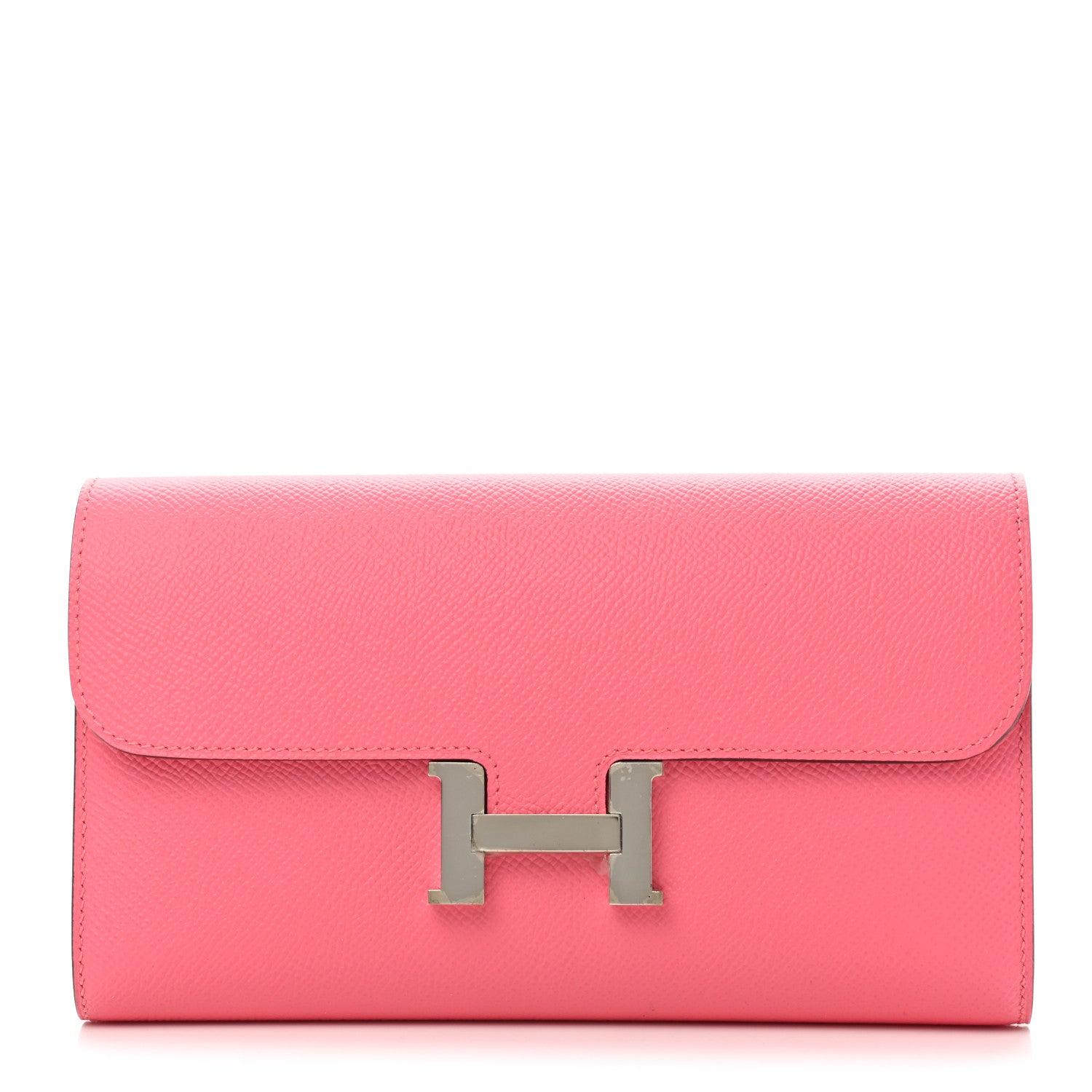 Hermes Epsom Constance Long Wallet Rose Azalee 1 of 7