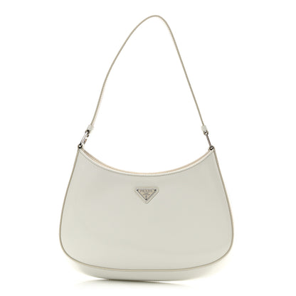 Prada Spazzolato Cleo Shoulder Bag White 1 of 7