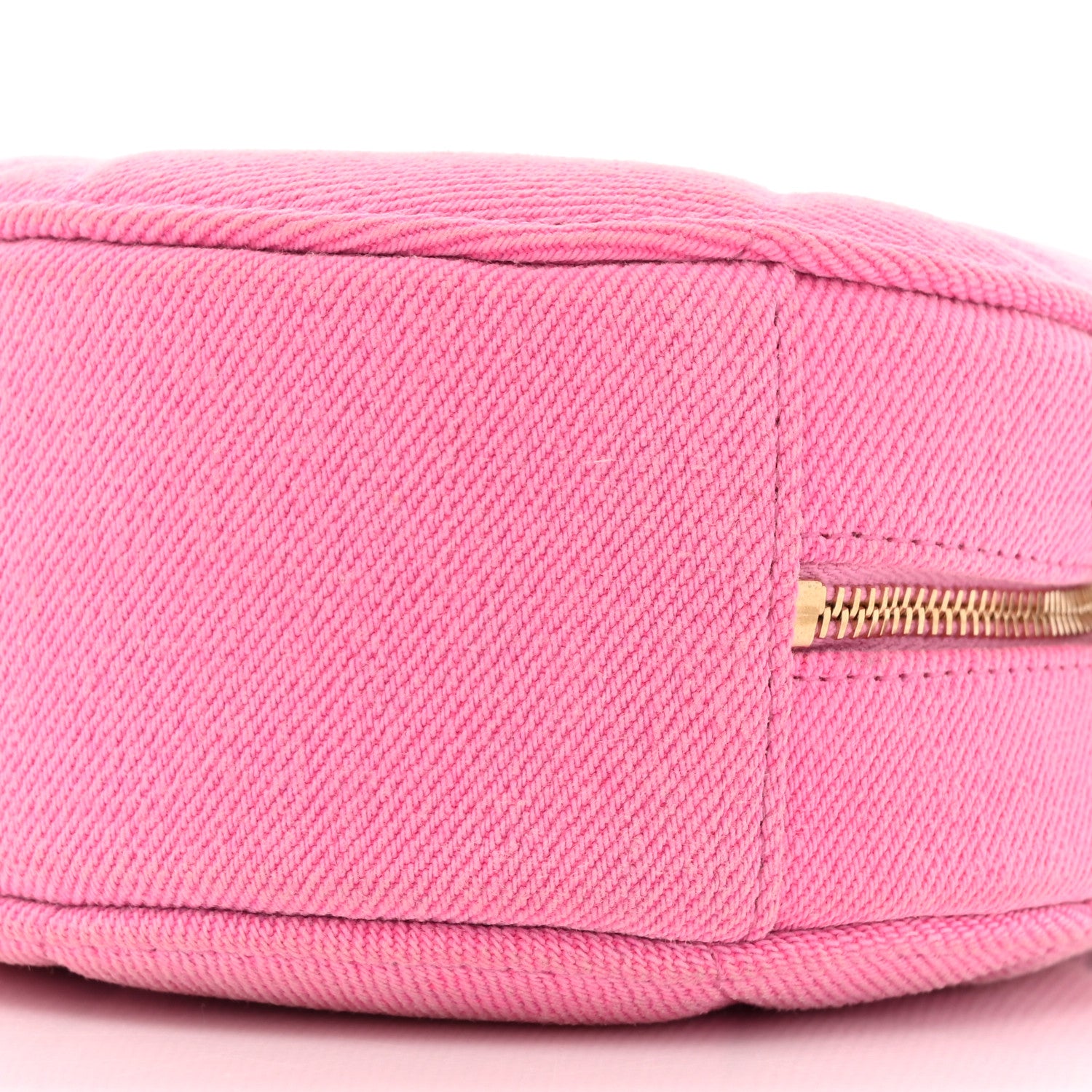 Chanel Denim Chanel 19 Round Clutch With Chain Pink 9 of 11