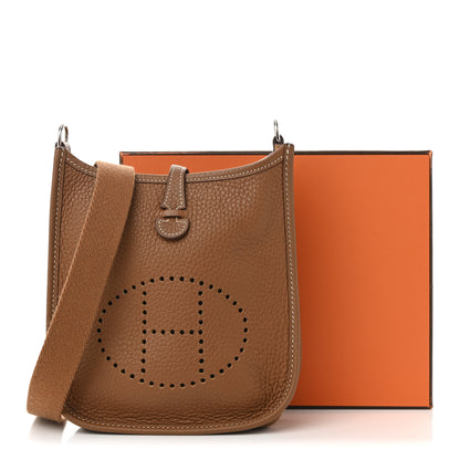 Hermes Taurillon Clemence Evelyne TPM Gold 11 of 11