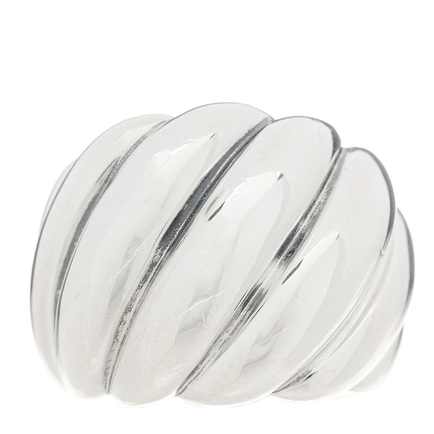Sterling Silver Sculpted Cable Ring 52 6