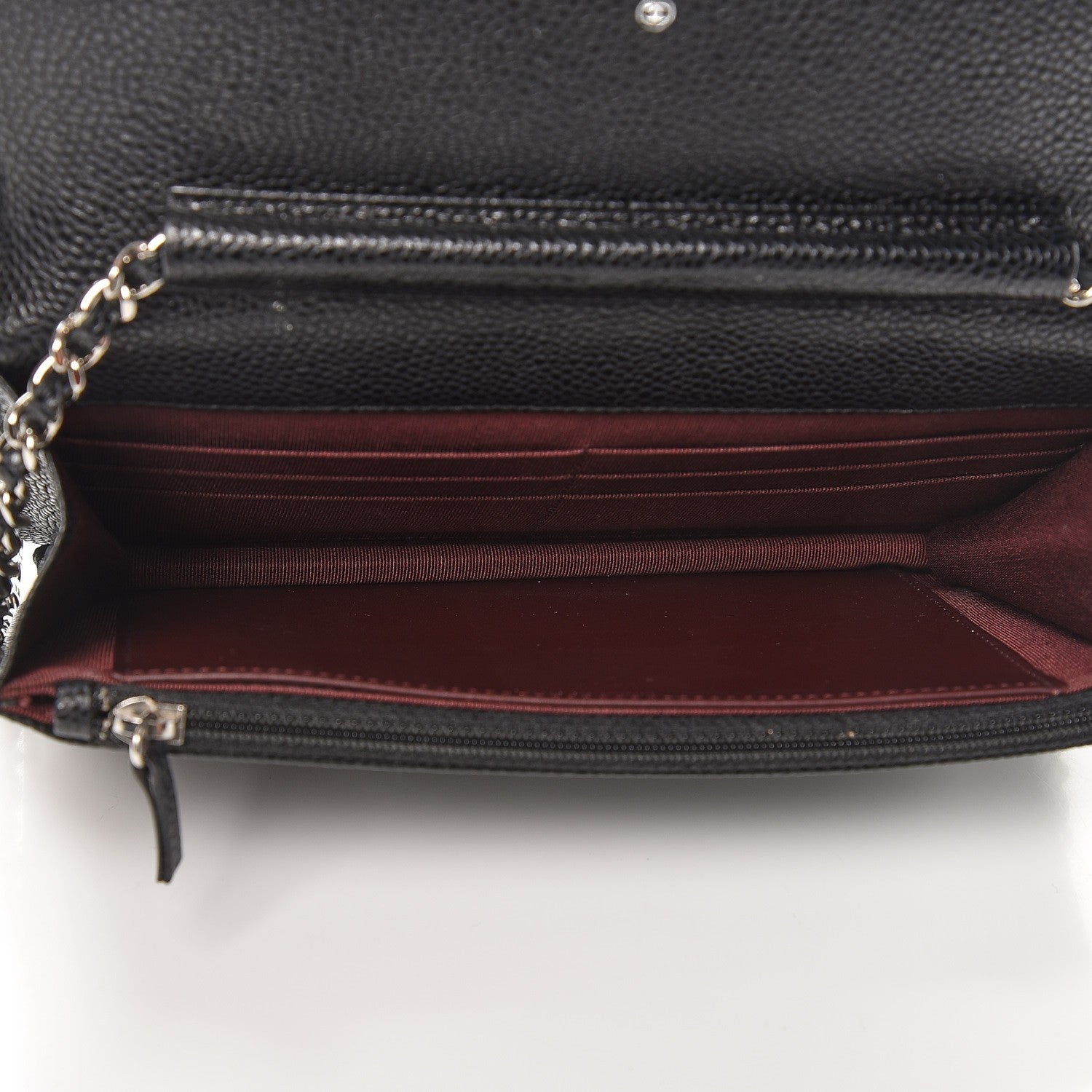 Chanel Caviar Quilted Wallet On Chain WOC Black 8 of 9