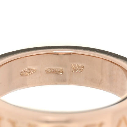 Bulgari 18K Rose Gold Diamond B.Zero1 Essential Band Ring 47 4 4 of 4