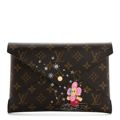 Louis Vuitton Monogram 2023 Christmas Animation Kirigami Pochette Set 1 of 10