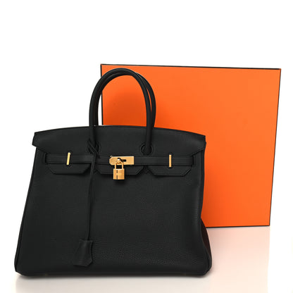 Hermes Togo Birkin 35 Black 13 of 13