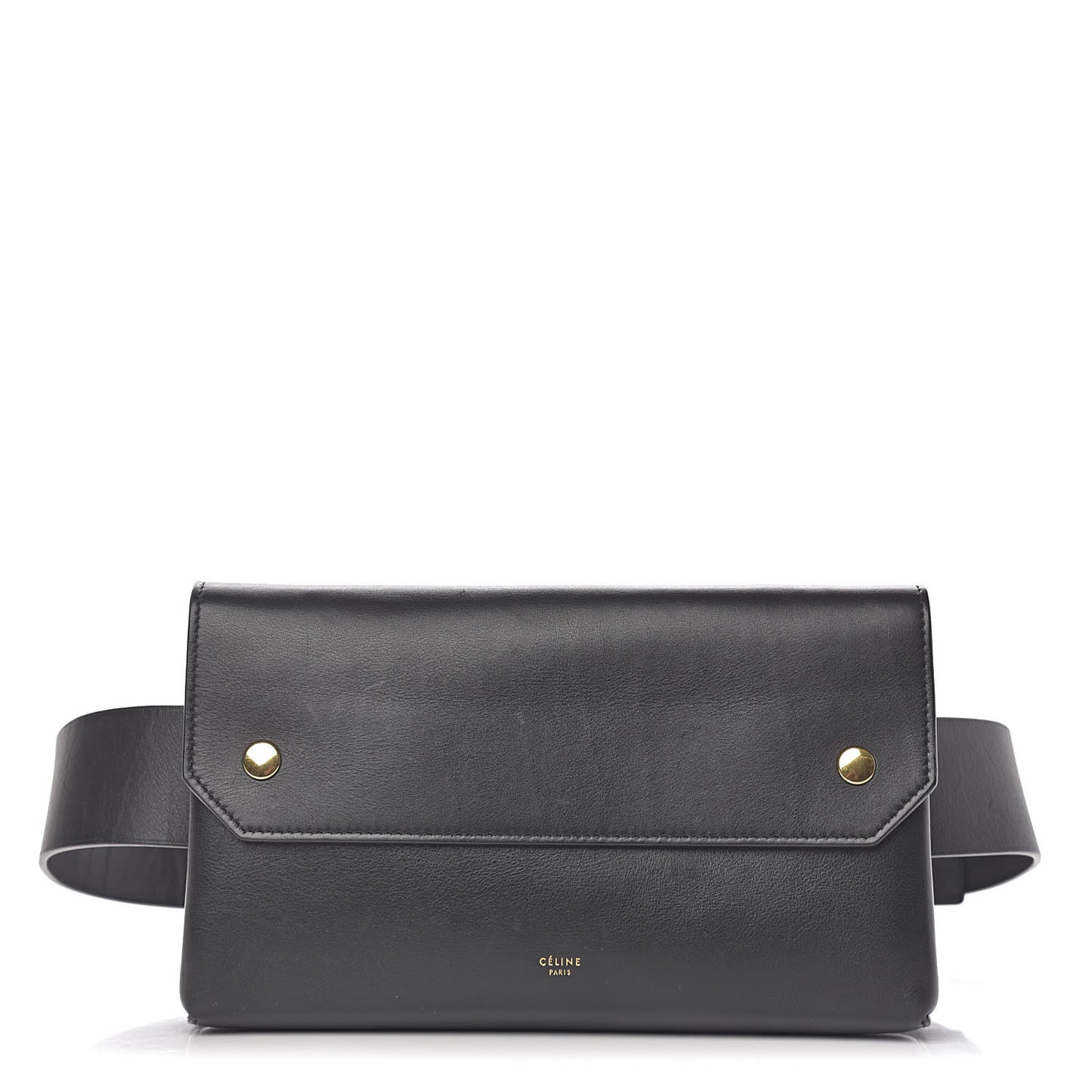 Natural Calfskin Bum Bag Black