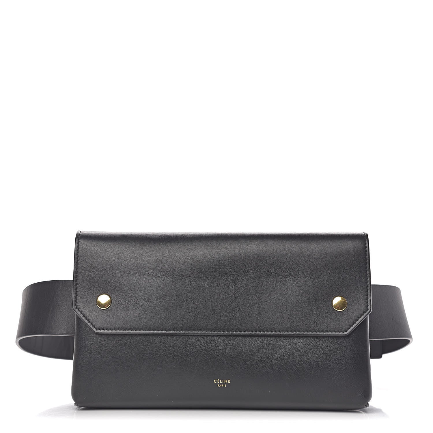 Celine Natural Calfskin Bum Bag Black 1 of 12