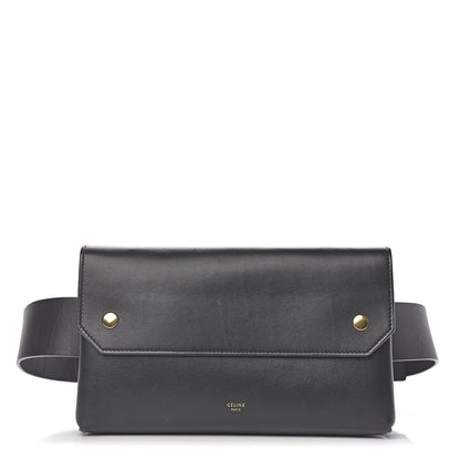 Celine Natural Calfskin Bum Bag Black 1 of 12