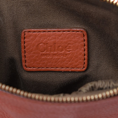Chloe Calfskin Baby Marcie Satchel Whiskey 5 of 11
