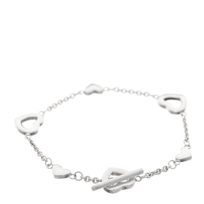 Tiffany Sterling Silver Heart Toggle Bracelet 2 of 4