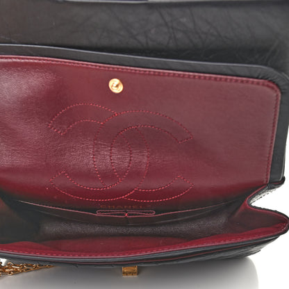 Chanel Aged Calfskin Quilted 2.55 Reissue 225 Flap Black 5 of 9