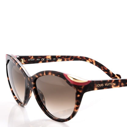 Louis Vuitton Ivy Cat Sunglasses Z0736W Tortoise 5 of 7