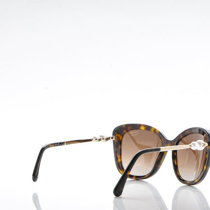 Chanel Square Winter Polarized Pearl Sunglasses 5339-H-A Tortoise 4 of 8