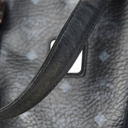 MCM Visetos Shopping Tote Black 14 of 16