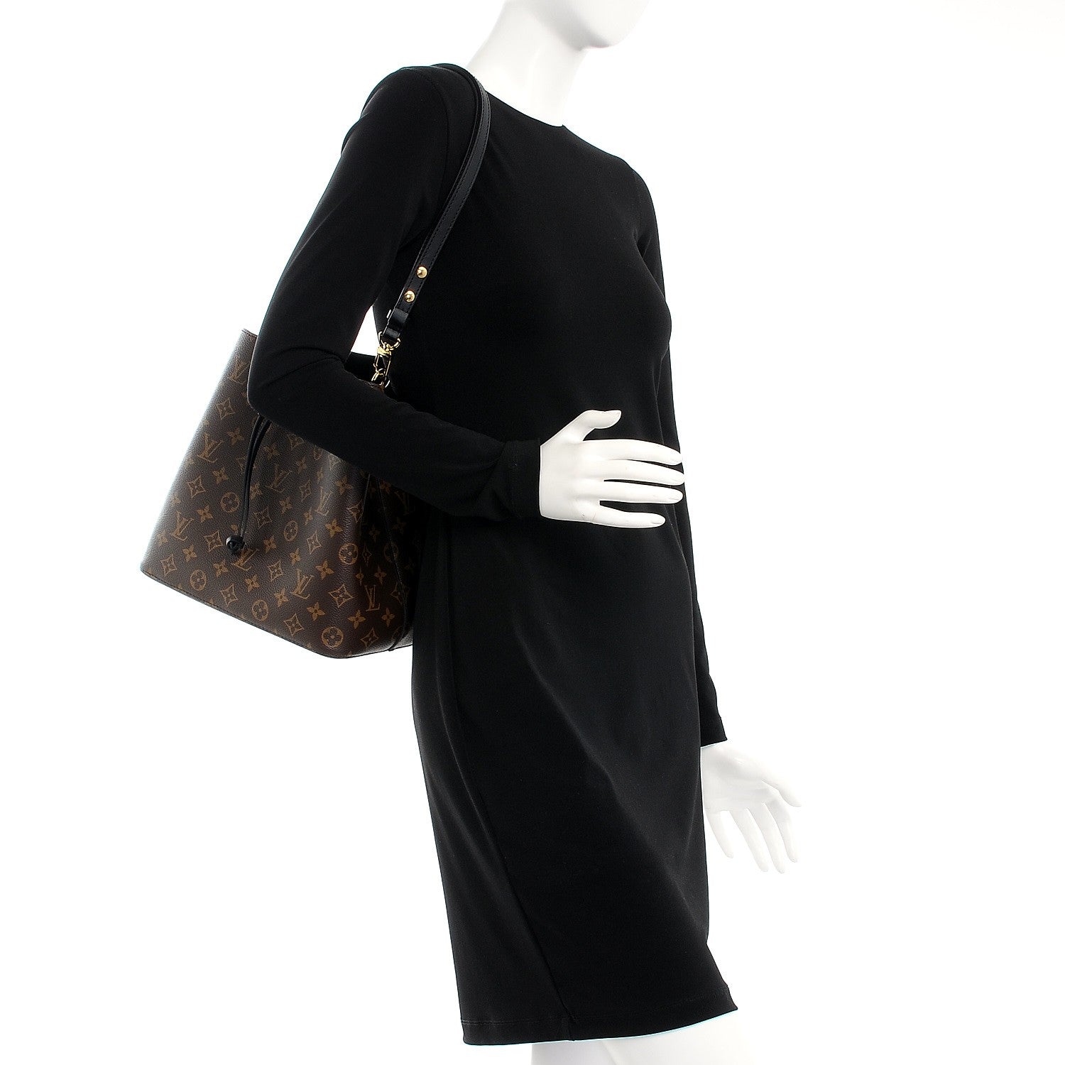 Louis Vuitton Monogram Neonoe MM Black 2 of 7