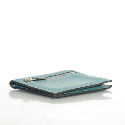 Hermes Swift Zip Zap Bi-Fold Wallet Blue Jean 4 of 9