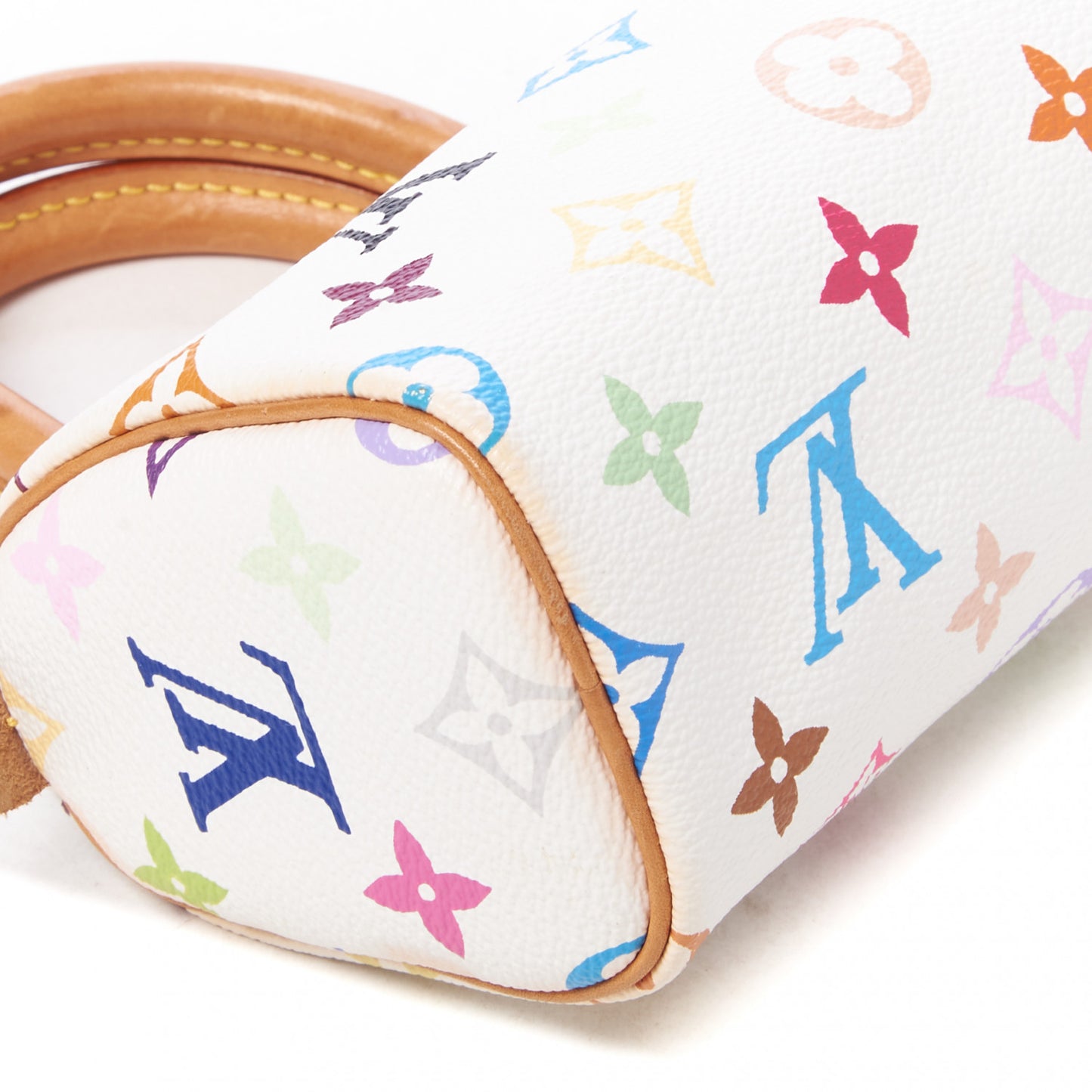 Monogram Multicolor Mini Sac HL Speedy White