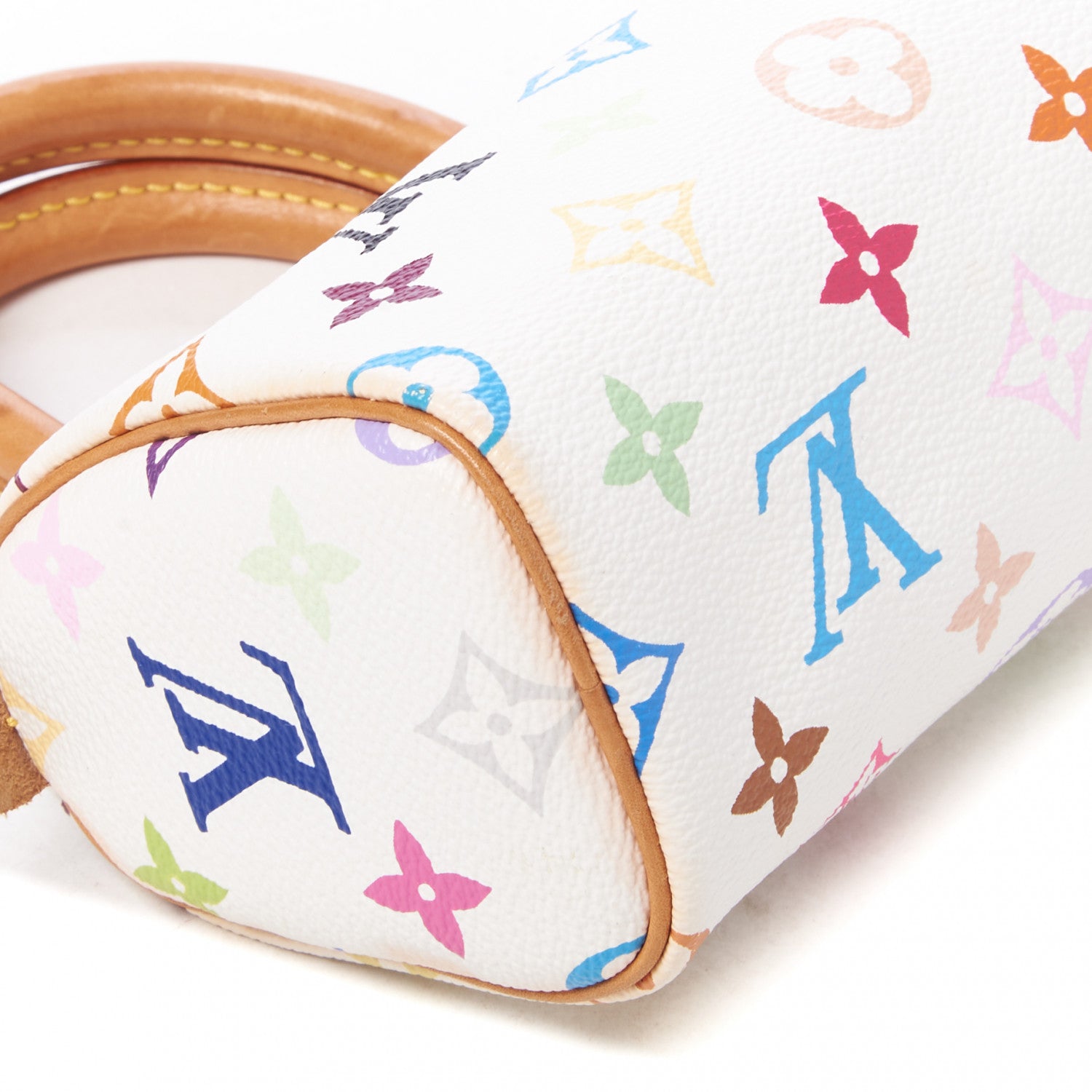 Louis Vuitton Monogram Multicolor Mini Sac HL Speedy White 5 of 7